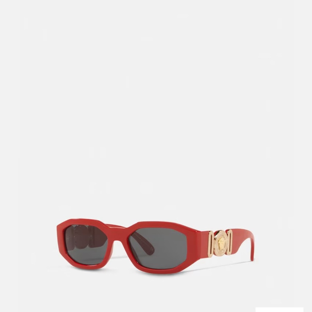 Versace Red and Gold Retro Sunglasses